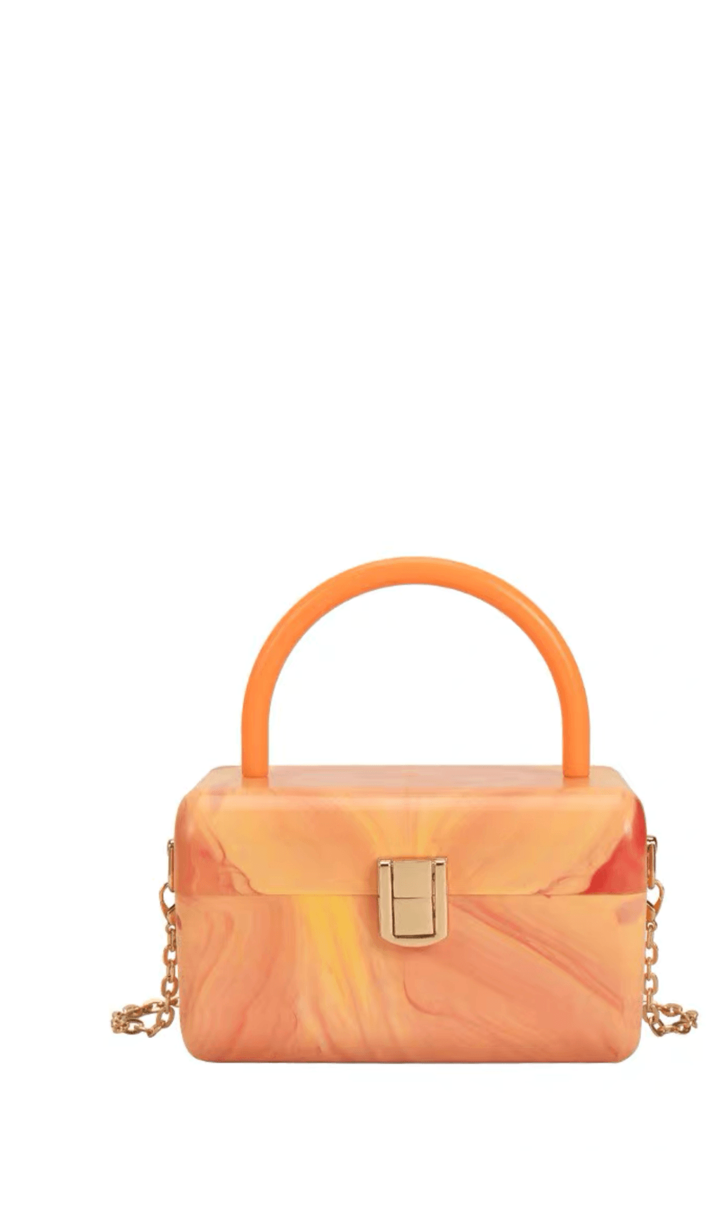 BORSA A SCATOLA IN ACRILICO FRANCESE