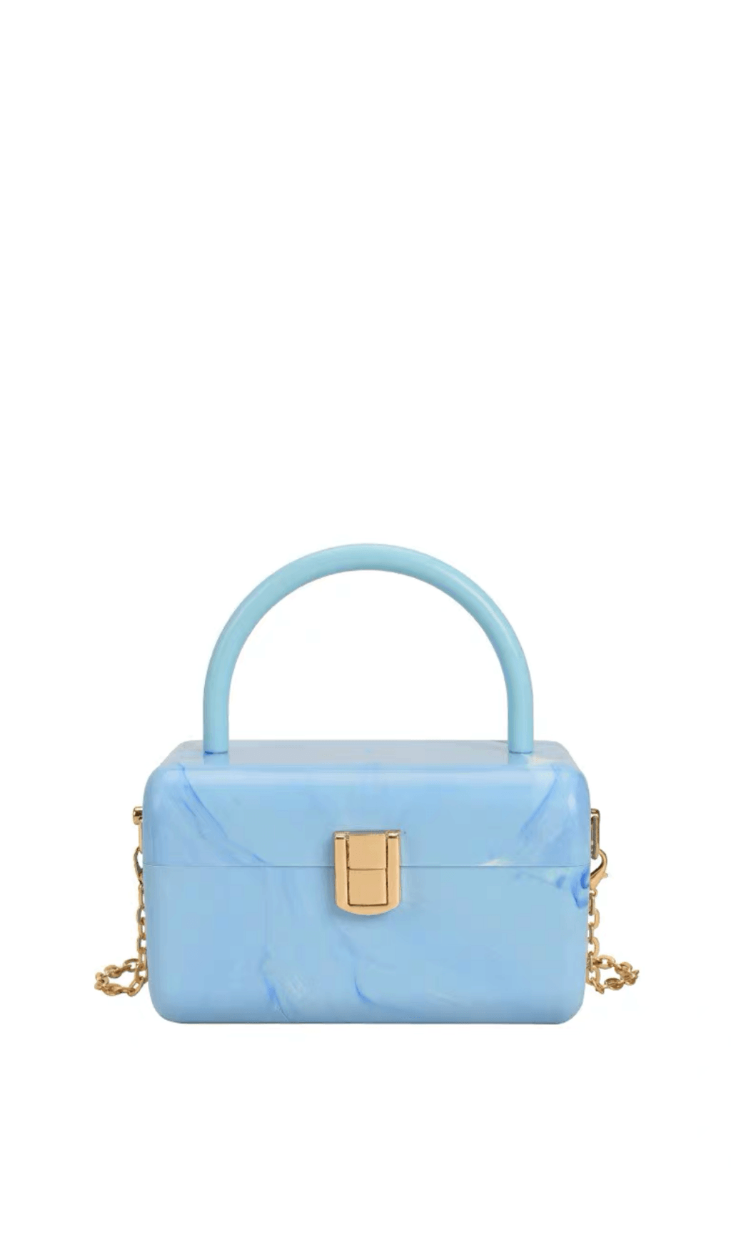 BORSA A SCATOLA IN ACRILICO FRANCESE