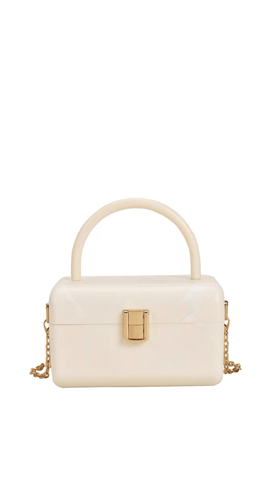 BORSA A SCATOLA IN ACRILICO FRANCESE