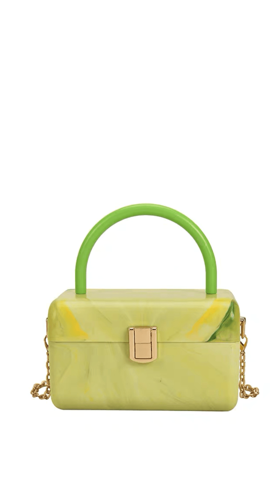 BORSA A SCATOLA IN ACRILICO FRANCESE