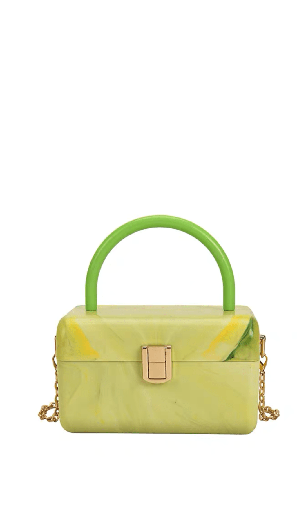 BORSA A SCATOLA IN ACRILICO FRANCESE