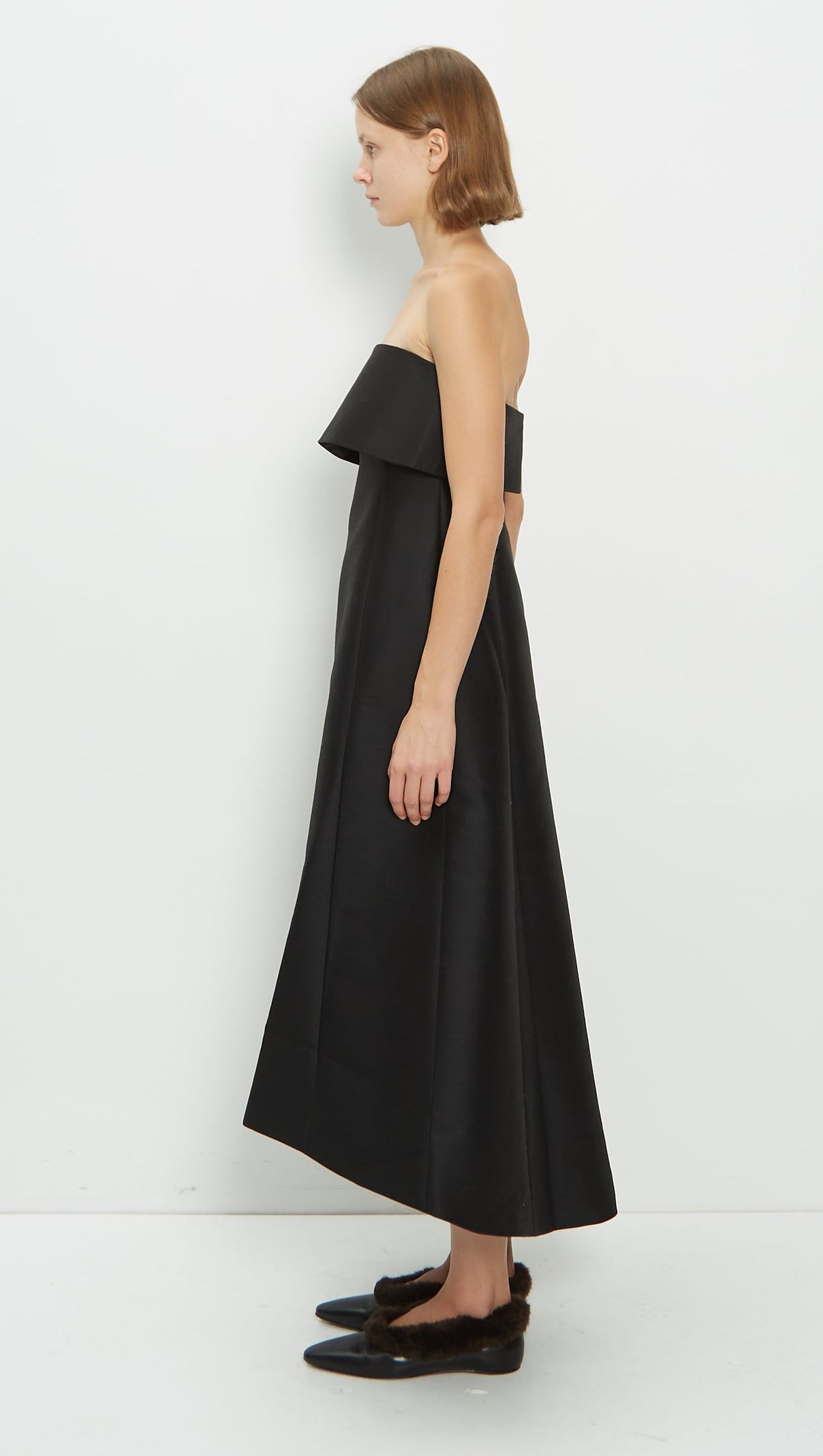 AIIZIE A-LINE WOOL COTTON & WOOL DRESS - product image