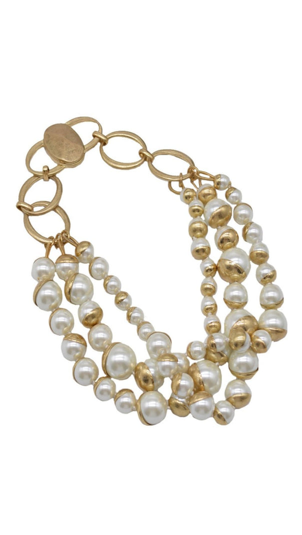 AIIZIE LAYERED PEARL NECKLACE - product image