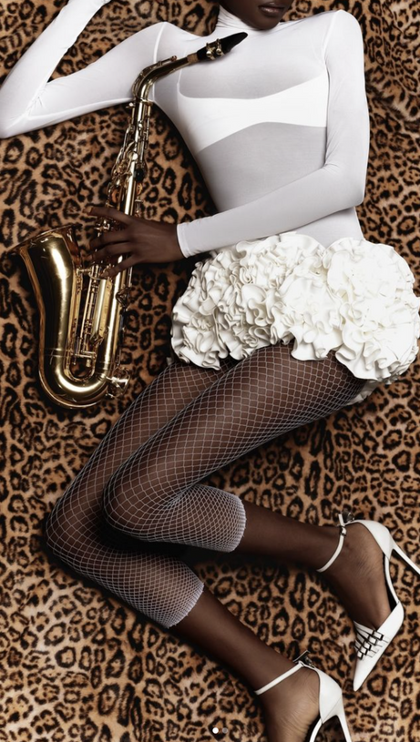 FIONNA FLORAL MESH LONG SLEEVE MINI DRESS - WHITE