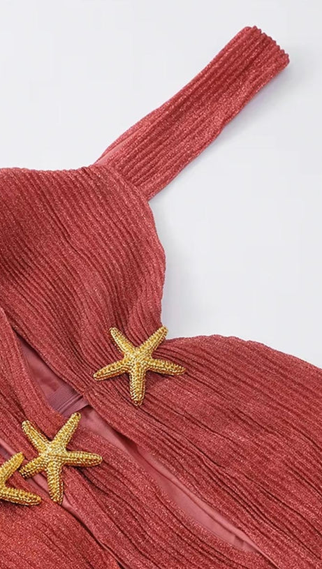 Minikleid mit Seestern-Ausschnitt