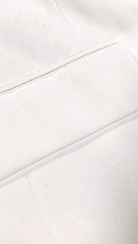 FLORAL EMBELLISHED BLAZER IN WHITE