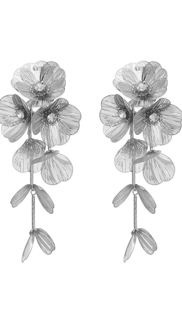 AIIZIE FRANCESCA FLOWER DROP EARRINGS - product image