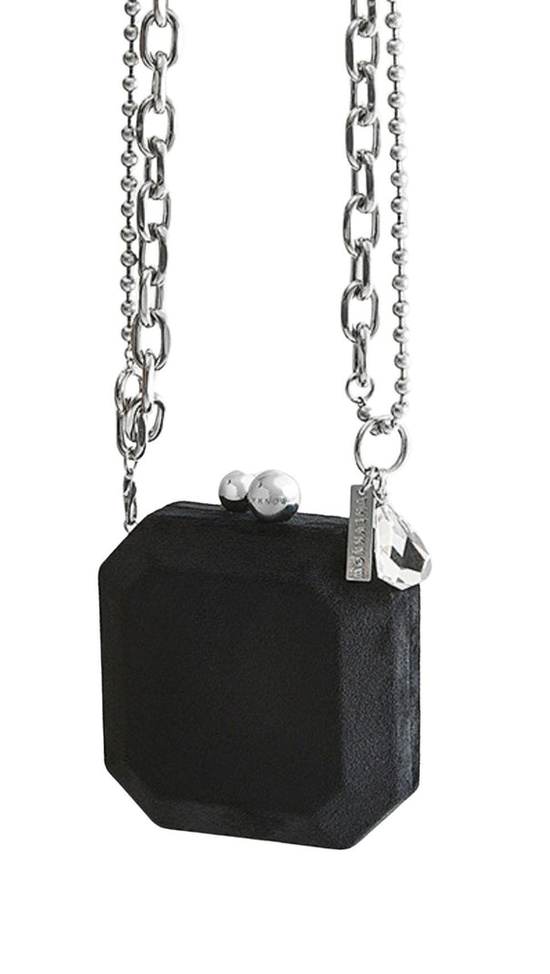 AIIZIE GEM BAG VELET ACRYLIC SINGLE-SHOULDER CLUTH - product image