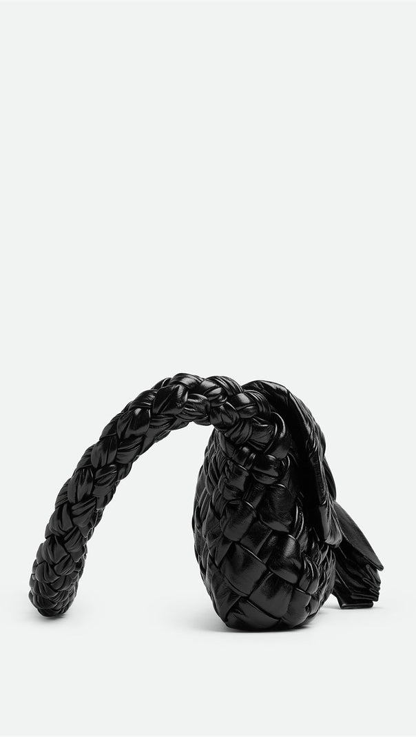 AIIZIE GIANA WEAVE SHOULDER BAG - BLACK - product image