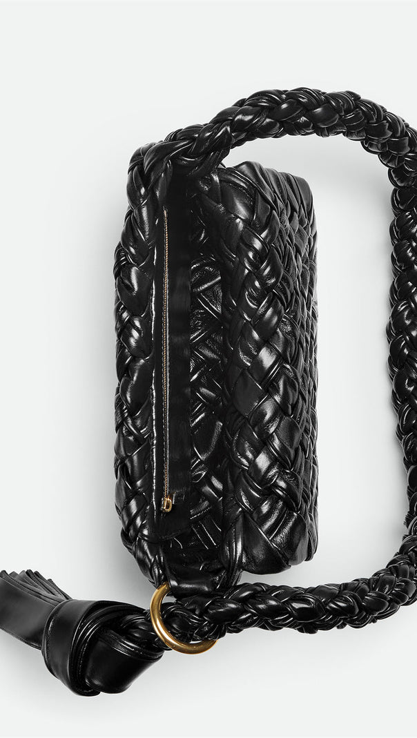 AIIZIE GIANA WEAVE SHOULDER BAG - BLACK - product image