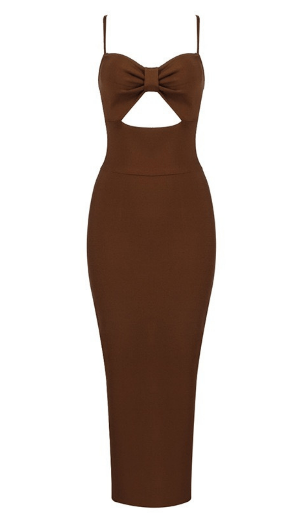 HOLLOW BANDAGE KLEID - BLAU