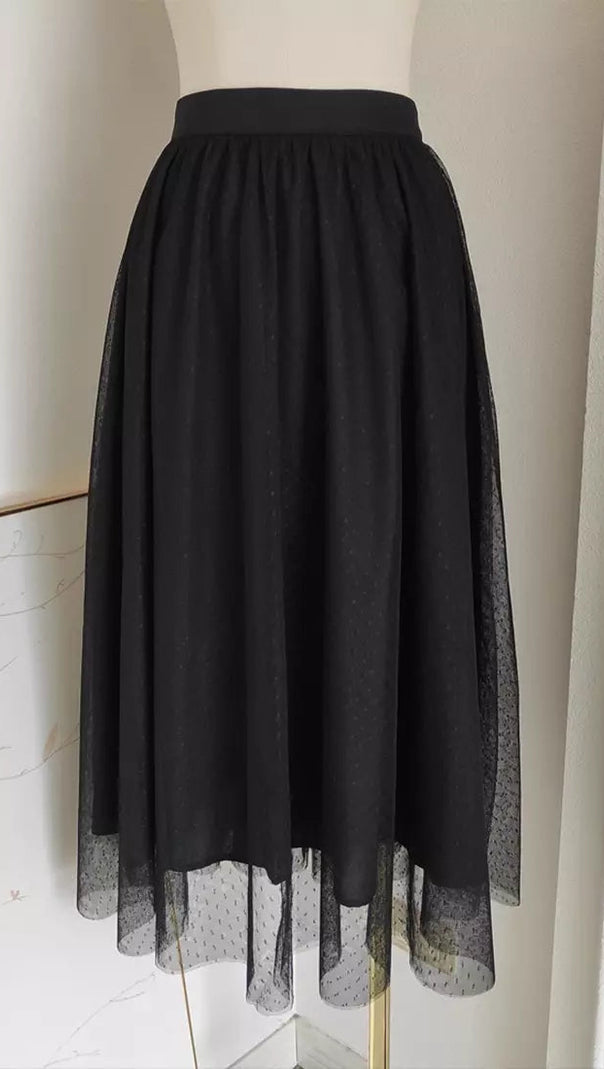 AIIZIE BLAZER MESH SKIRT SUIT - product image