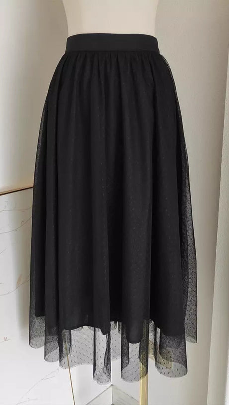 BLAZER MESH SKIRT SUIT