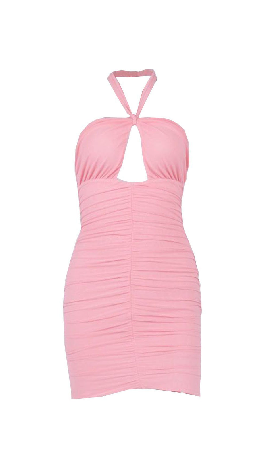 Neckholder-Kleid mit schmalem, sexy Po. 