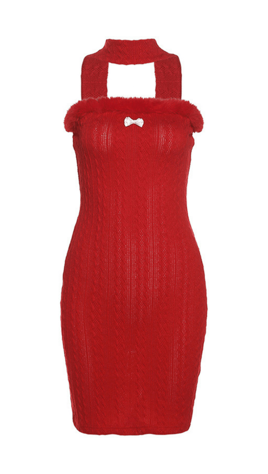 HALTER TUBE TOP DRESS