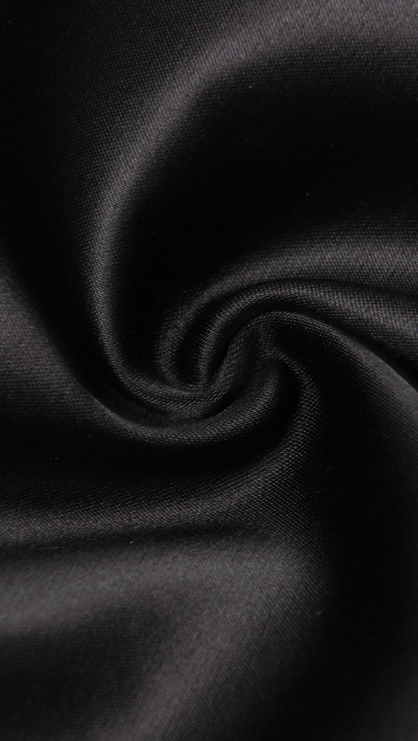 AIIZIE HALTER FLOWER A LINE DRESS BLACK - product image