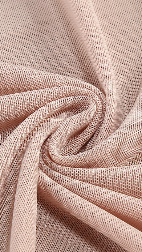 Neckholder-Kleid mit Kristallverzierung