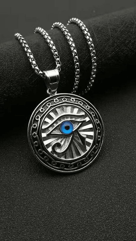 Hemlock Blue Eye Runde Halskette