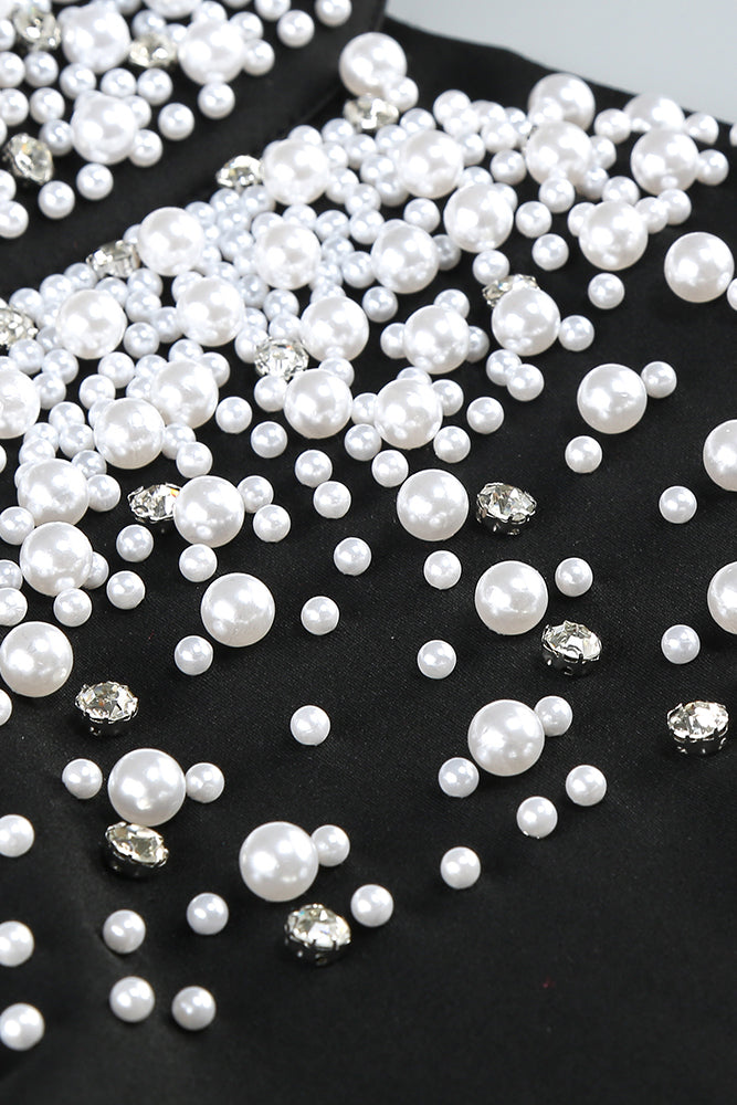AIIZIE HALTERNECK PEARL PROM GOWN - product image