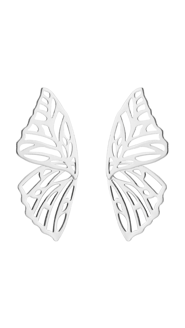 AIIZIE HOLLOW BUTTERFLY ALLOY EARRINGS - product image