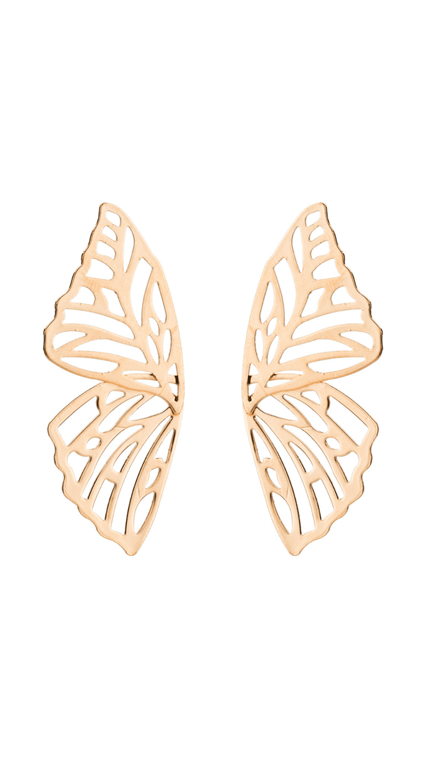 AIIZIE HOLLOW BUTTERFLY ALLOY EARRINGS - product image