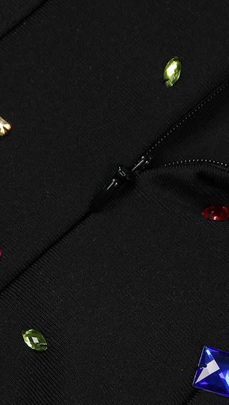 OFF-SHOULDER VELVET MIDI DRESS