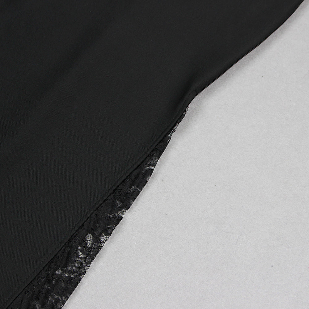 AIIZIE LACE-TRIM V-NECK SLIP DRESS - product image