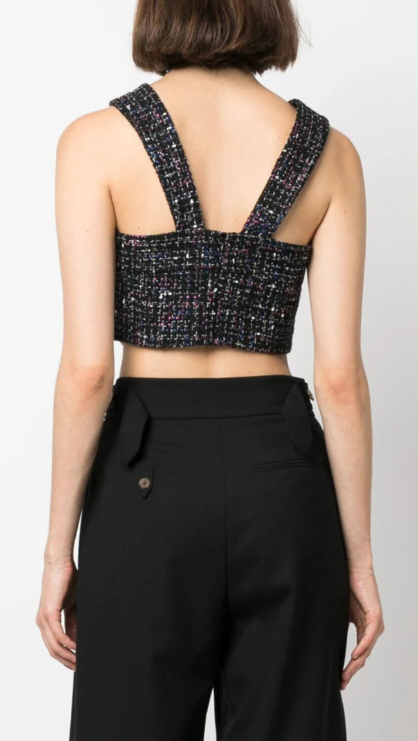 AIIZIE TWEED CROP TOP - product image