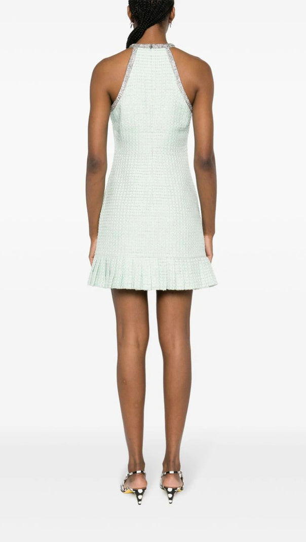 AIIZIE MINT BOUCLE MINI DRESS - product image