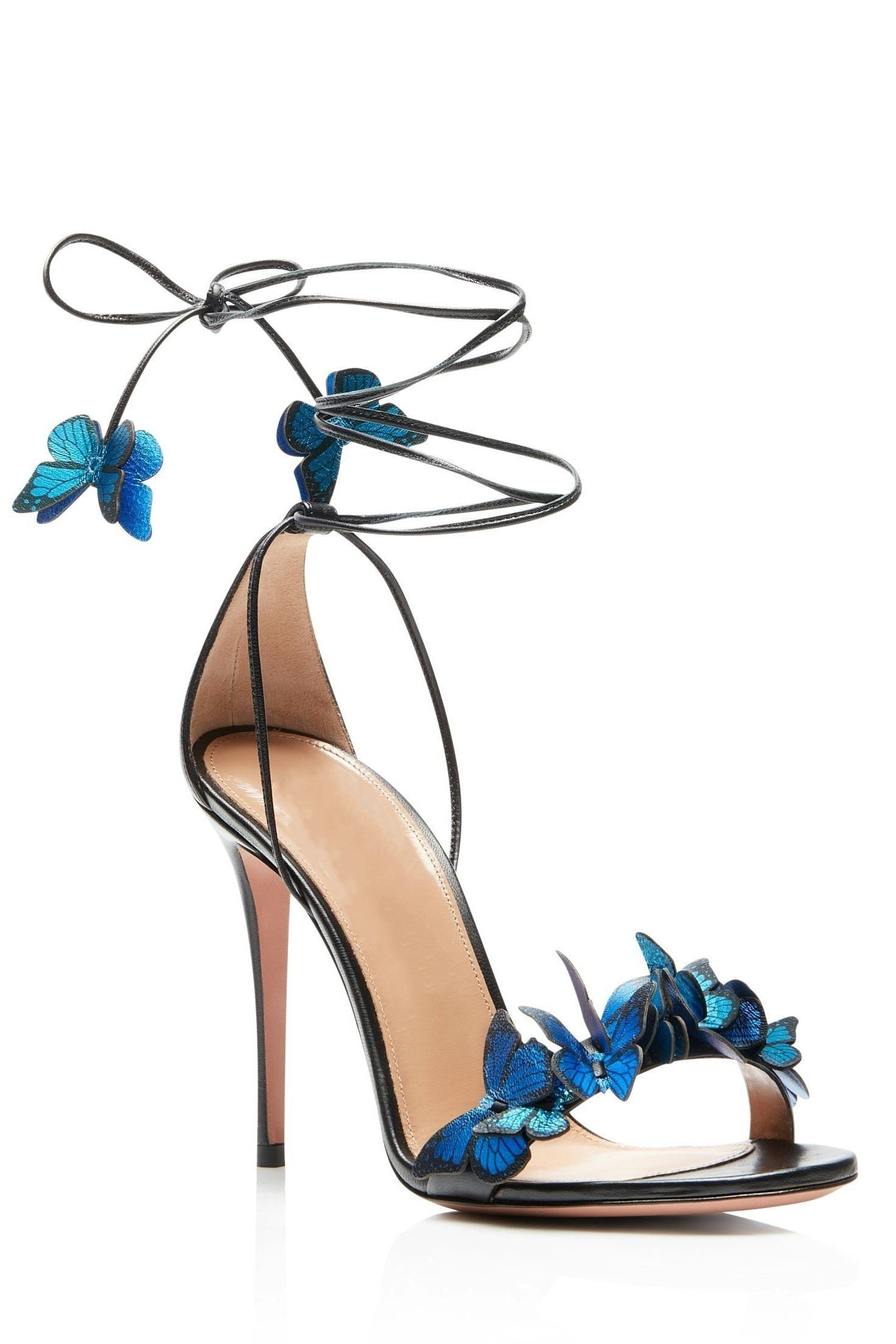 AIIZIE JAZMA PAPILLON SANDAL - BLACK - product image