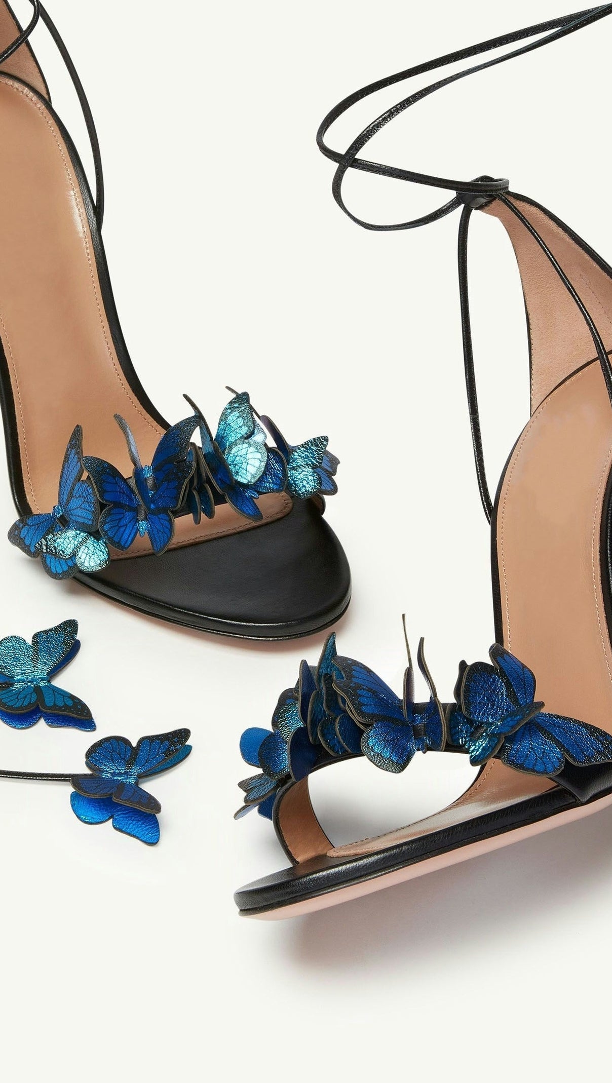 AIIZIE JAZMA PAPILLON SANDAL - BLACK - product image