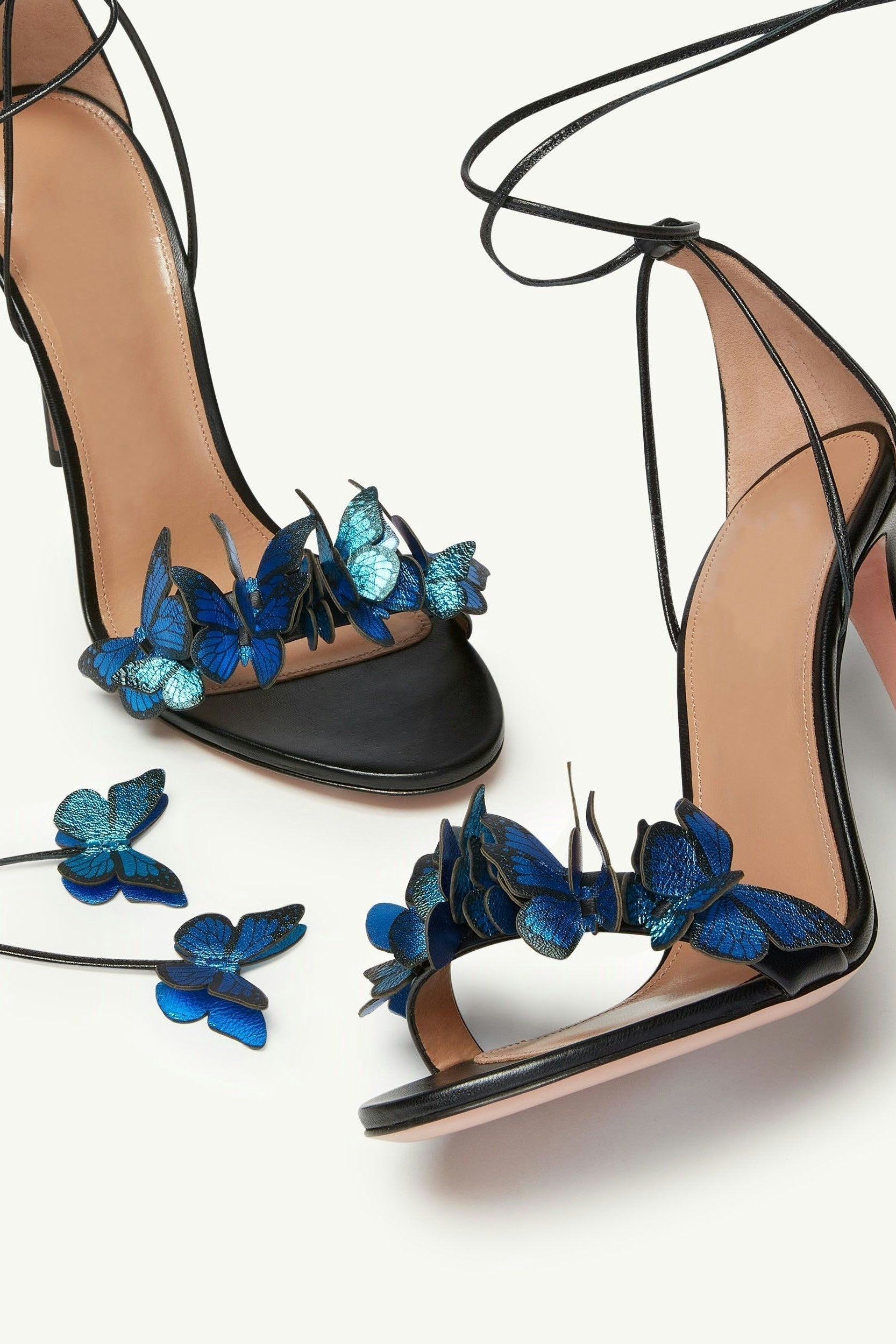 AIIZIE JAZMA PAPILLON SANDAL - BLACK - product image