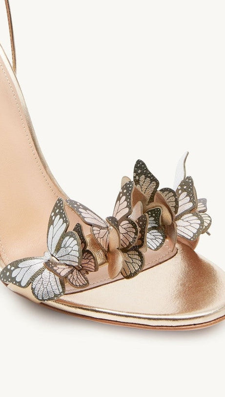 Jazma Papillon Sandalen - Champagner