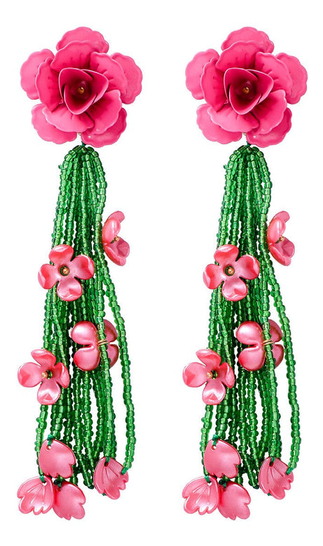 Jocelyn Floral Bead Earrings