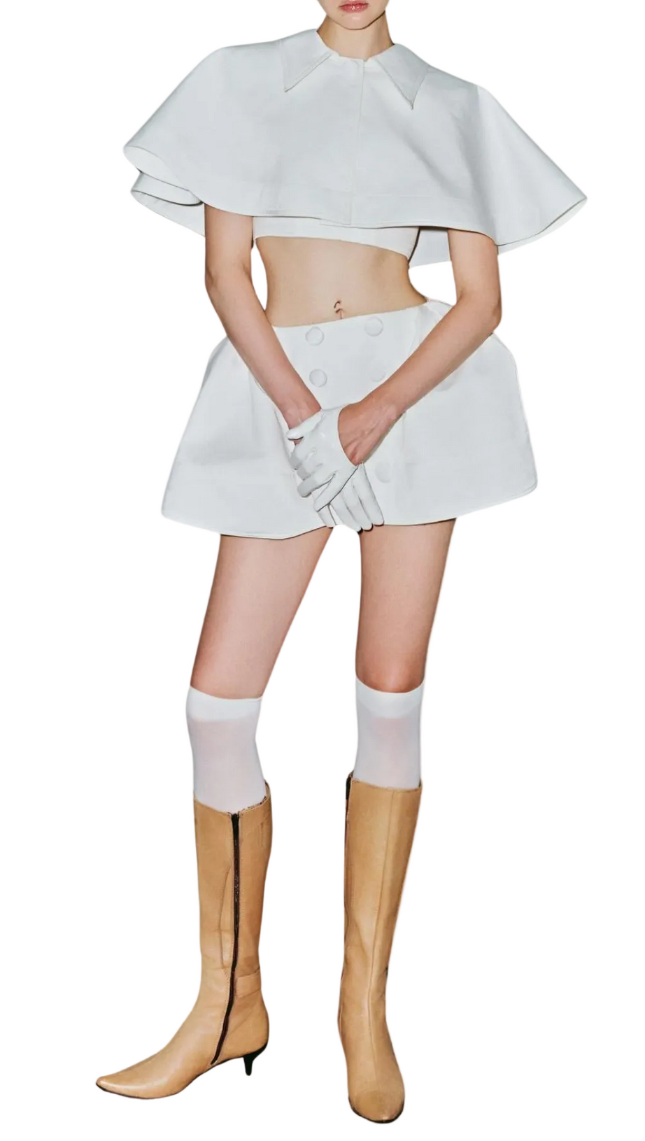 Jonas Cape Top & Mini Skirt Set