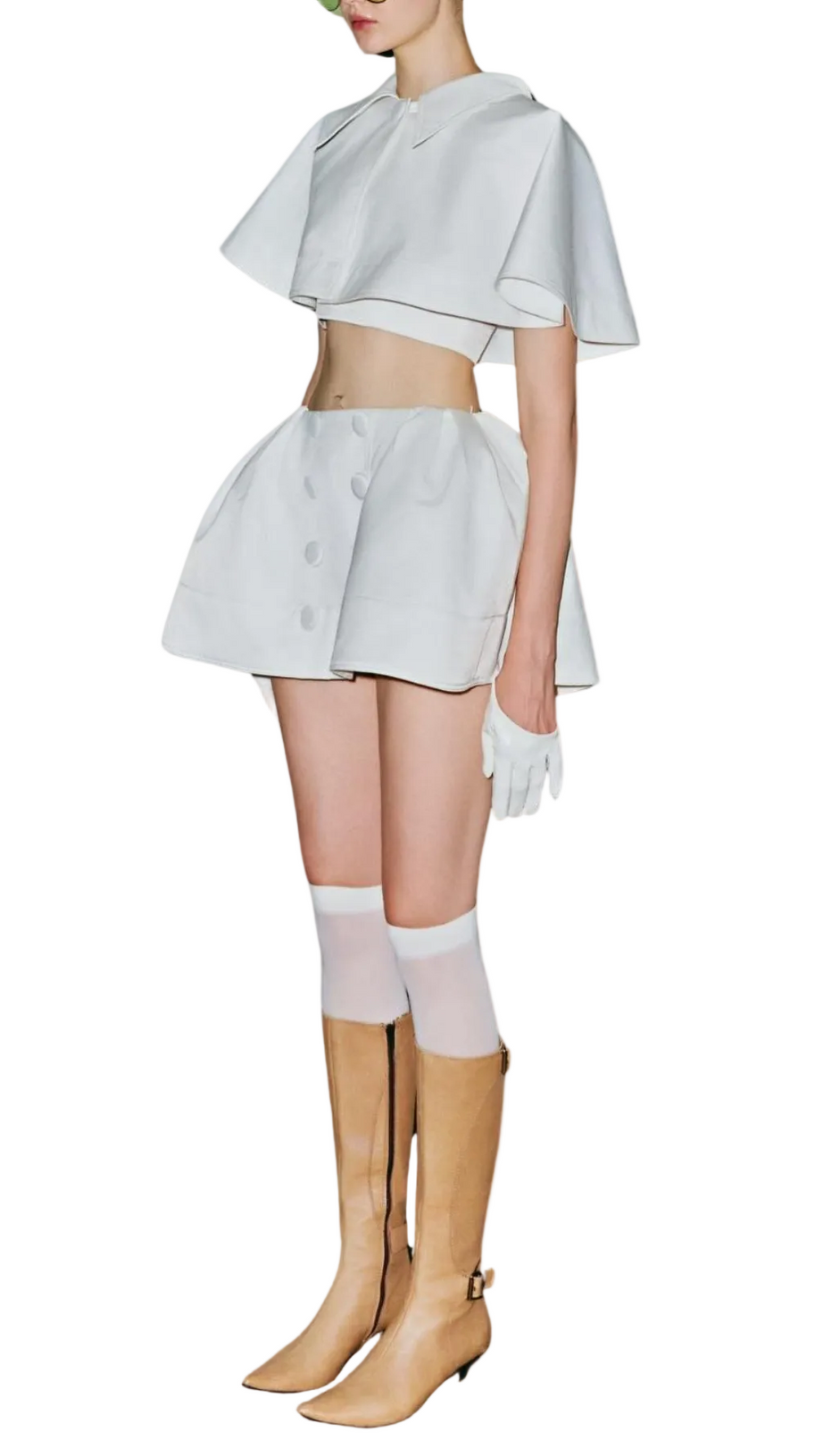 Jonas Cape Top & Mini Skirt Set