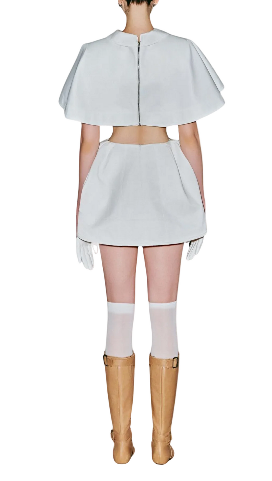 Jonas Cape Top & Mini Skirt Set