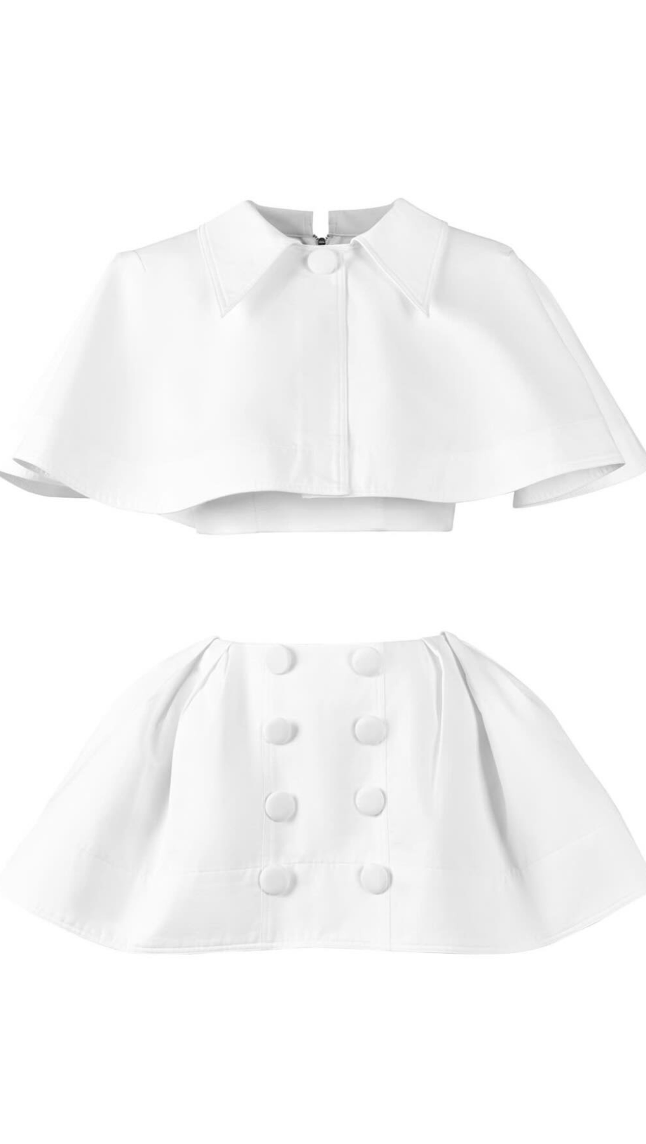 Jonas Cape Top & Mini Skirt Set