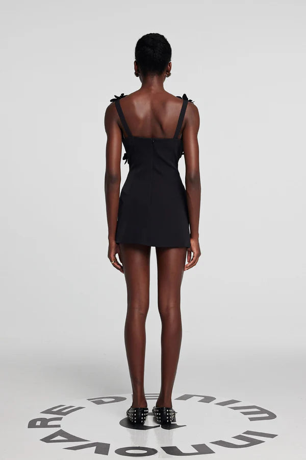 AIIZIE JULIETE FLORAL PLUNGE SLEEVELESS MINI DRESS - product image