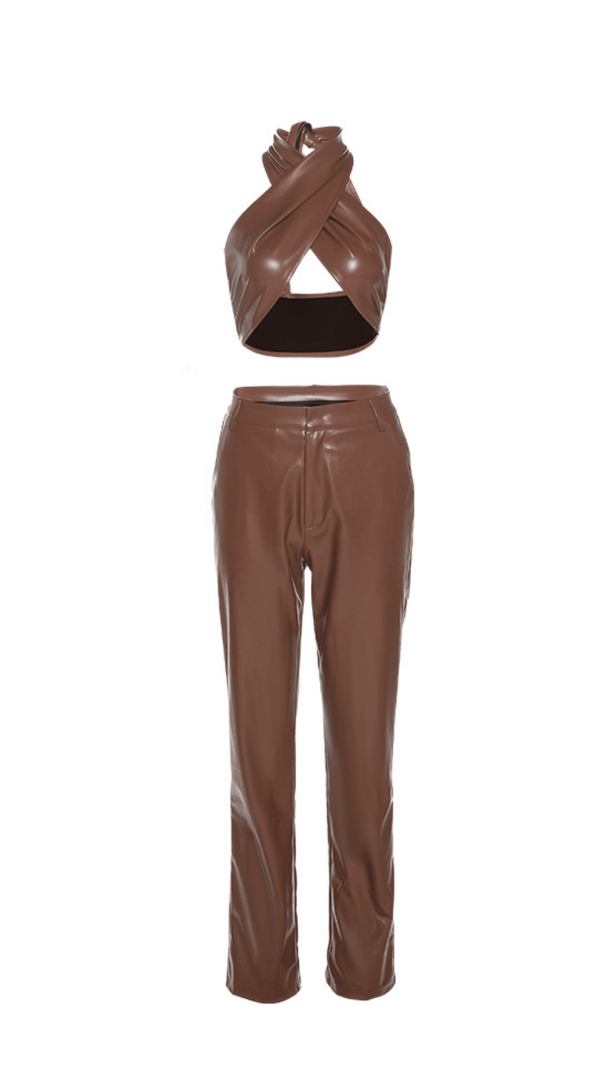 AIIZIE LEATHER FASHION SUIT - product image