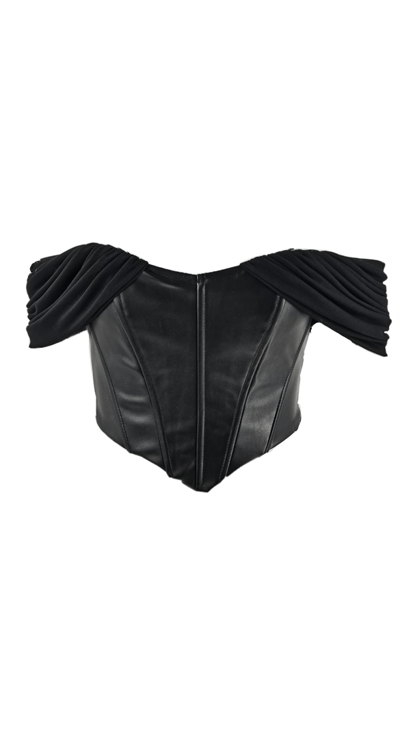 CAMICIA SLIM IN PELLE