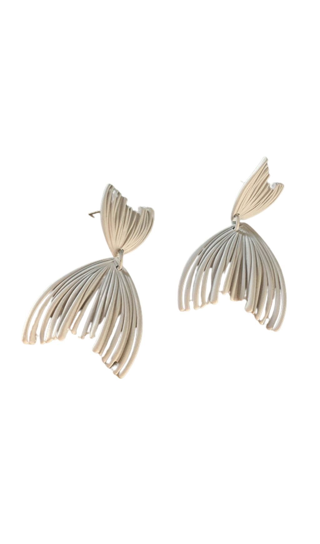 ORECCHINI GRANDI A FORMA DI SIRENA