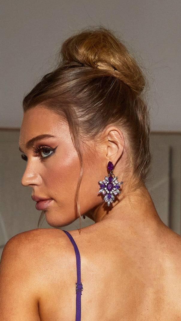 AIIZIE DIAMANTE DROP EARRINGS - product image
