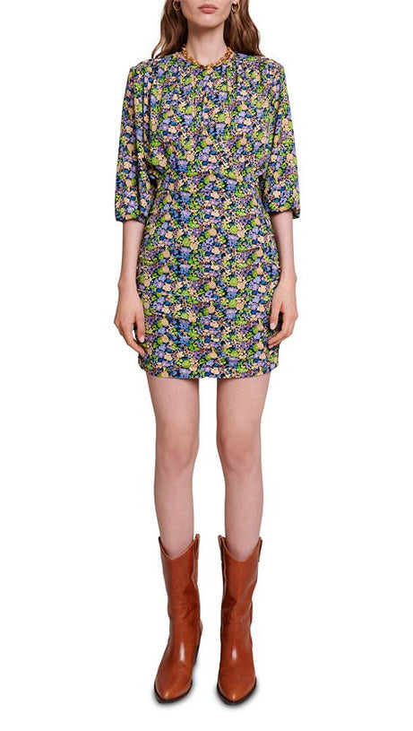 MINI ABITO FLOREALE IN PRIMROSE 