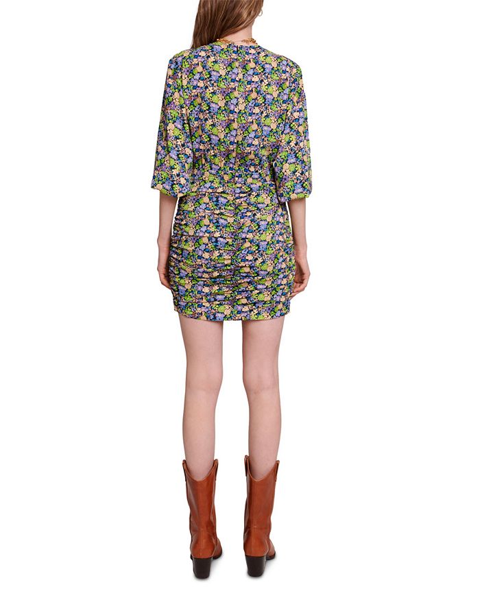 AIIZIE FLORAL MINI DRESS IN PRIMROSES - product image