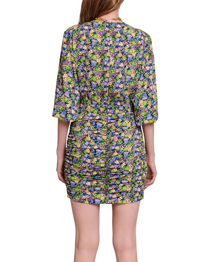 AIIZIE FLORAL MINI DRESS IN PRIMROSES - product image