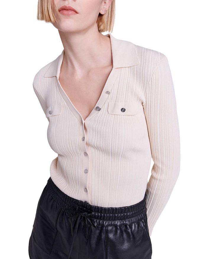 AIIZIE MIMOSO COLLARED CARDIGAN - product image