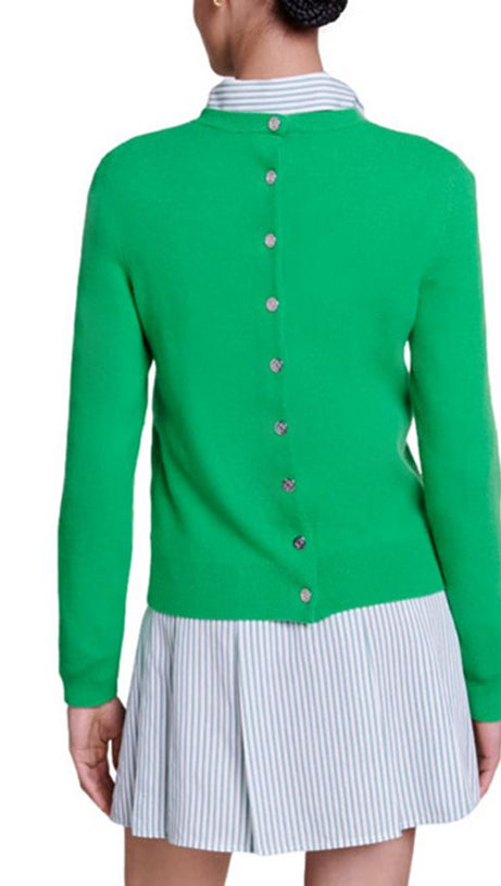 MIRABO CARDIGAN IN GREEN