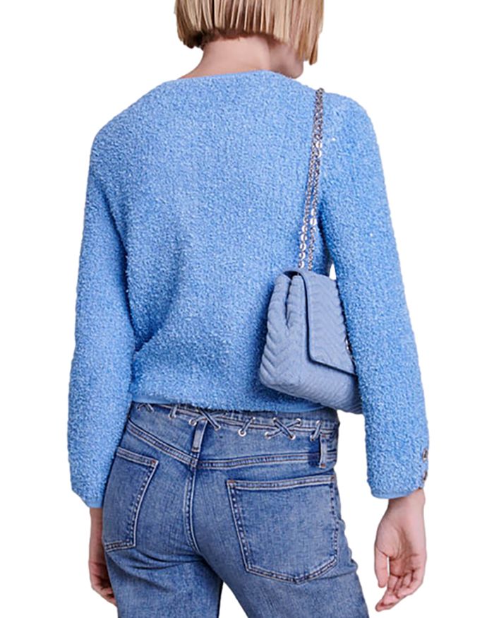 AIIZIE MOSCILI CARDIGAN IN BLUE - product image