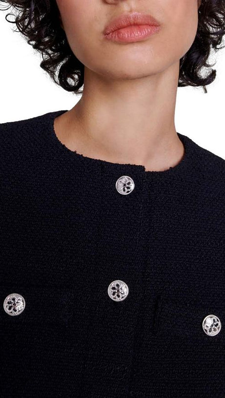 RAMISIA TWEED SHORT SLEEVE DRESS